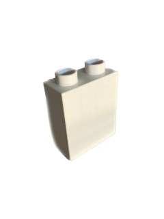 Lego Duplo kostka bílá 1x2x2